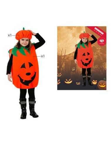 Costume per Bambini Arancio Zucca (2 Pezzi) (2 pcs)