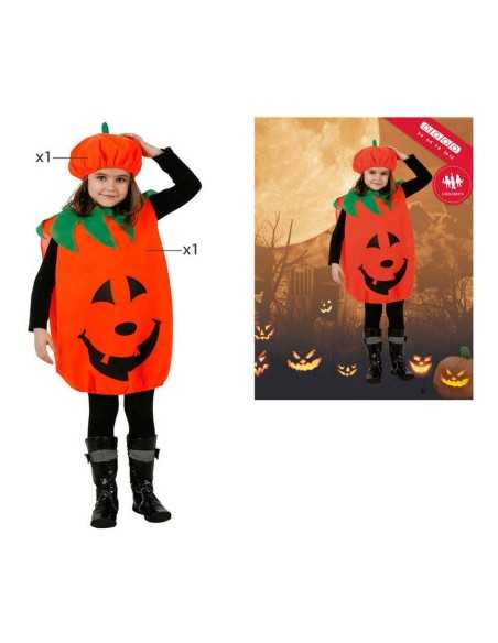 Costume per Bambini Arancio Zucca (2 Pezzi) (2 pcs)