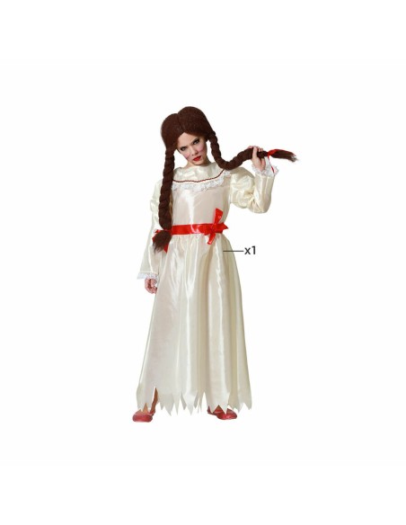 Costume per Bambini Bianco Porcellana (1 Pezzi)