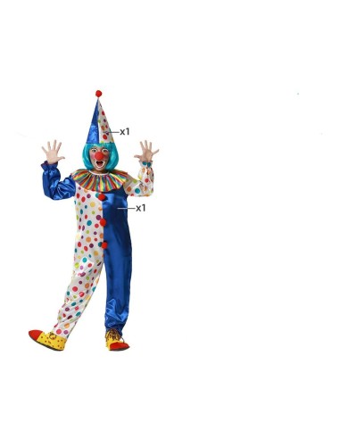 Costume for Children Male Clown