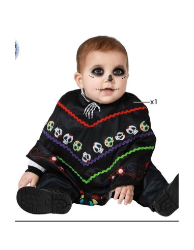 Costume Skeleton Mexican Baby