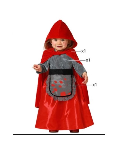 Children's costume Little Red Riding Hood Bloody