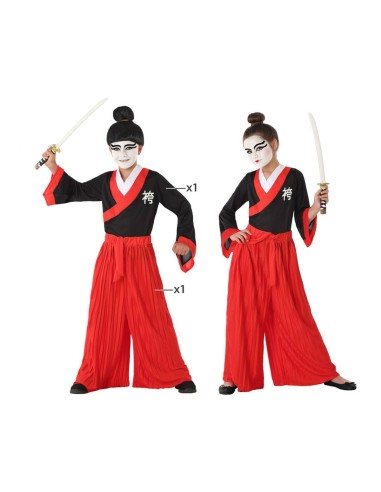 Costume for Children Red Japanese