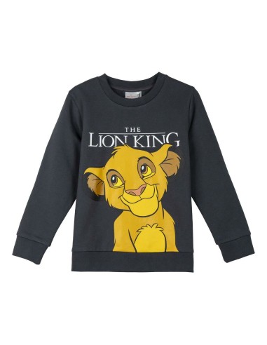 Felpa senza Cappuccio Bambino The Lion King Grigio scuro