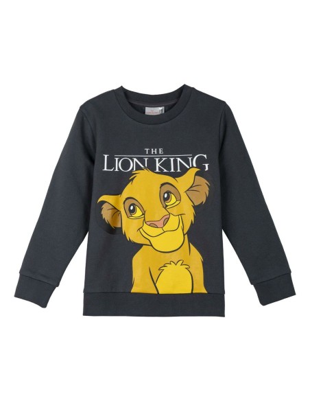 Felpa senza Cappuccio Bambino The Lion King Grigio scuro