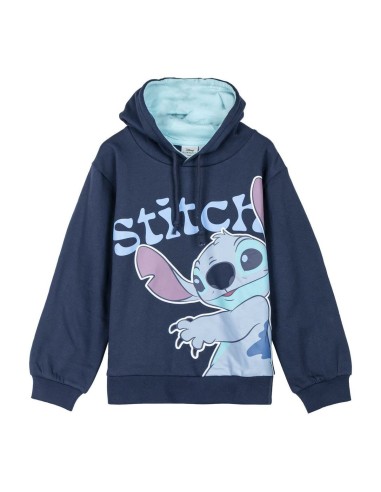 Jungen Sweater mit Kapuze Stitch Dunkelblau