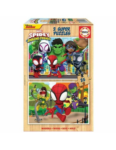 Puzzle Educa Spidey & His Amazing Friends (2 x 25 pcs)