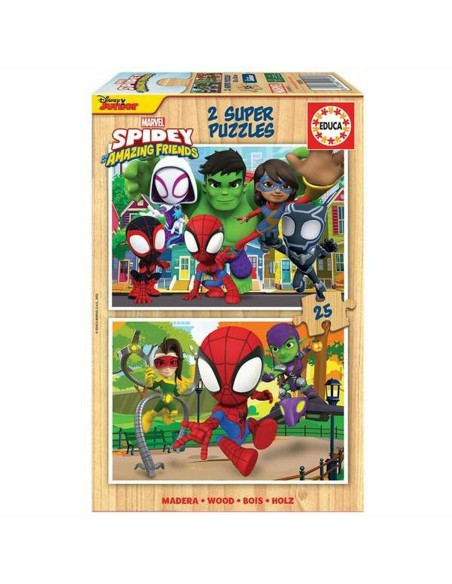 Puzzle Educa Spidey & His Amazing Friends (2 x 25 pcs)