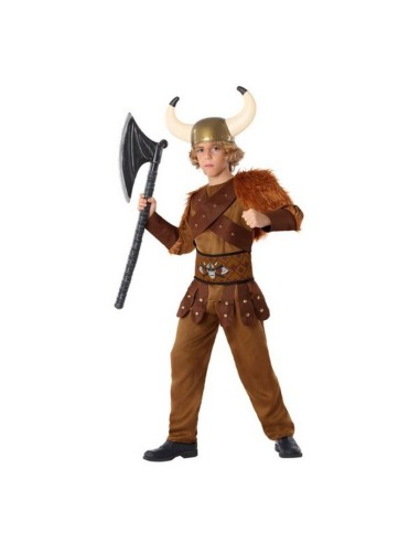 Costume for Children Brown Male Viking (5 Pieces)