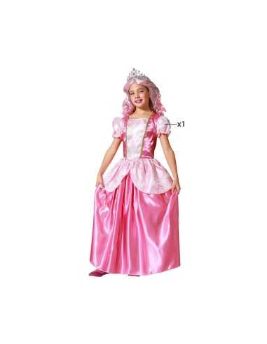 Costume per Bambini Rosa Principessa Fantasia