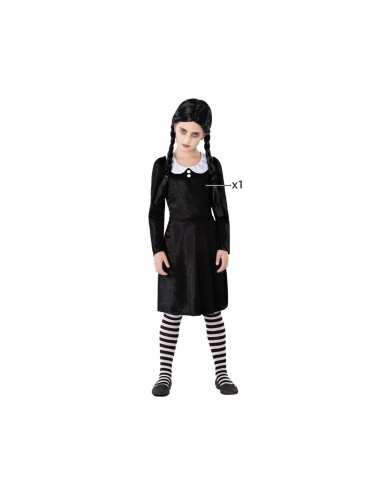 Costume per Bambini Nero Fantasma Bambina