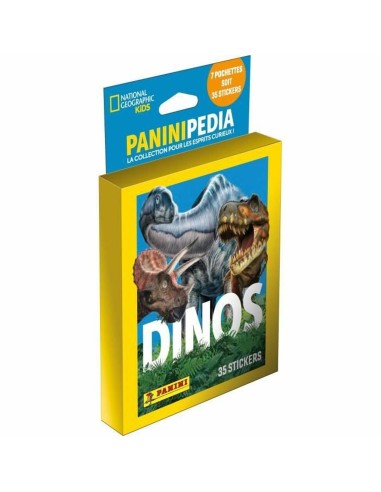 Aufkleber-Pack Panini National Geographic - Dinos (FR) 7 Briefumschläge