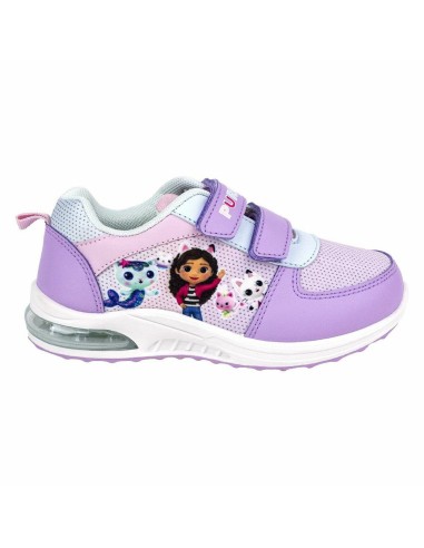 LED Trainers Gabby's Dollhouse Velcro Lilac