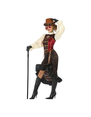 Déguisement pour Adultes DISFRAZ STEAMPUNK M-L Marron Steampunk (1 Pièce)