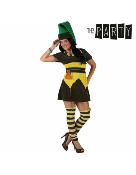 Costume per Adulti Th3 Party Verde Fantasia (4 Pezzi)