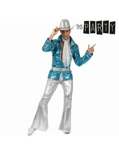 Costume for Adults Th3 Party Blue (4 Pieces)