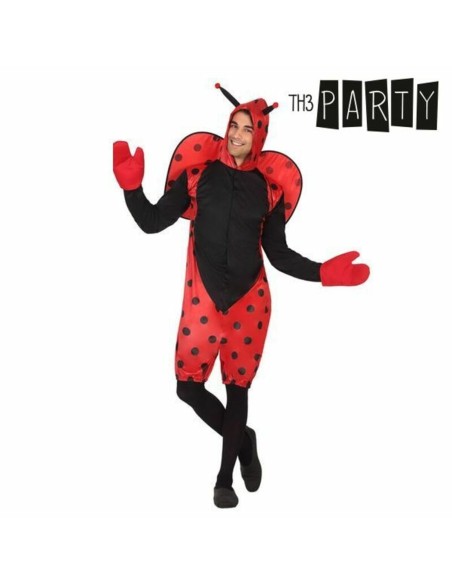 Costume per Adulti Th3 Party Rosso animali (3 Pezzi)