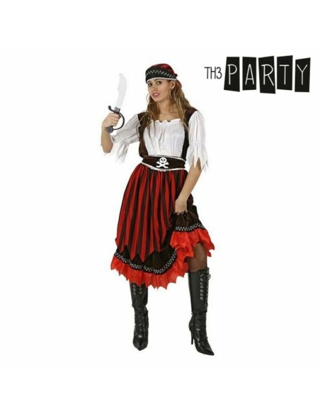 Costume for Adults Th3 Party Multicolour Pirates (3 Pieces)