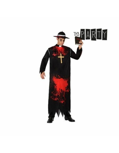 Costume per Adulti Th3 Party Nero Multicolore Assassino (3 Pezzi)