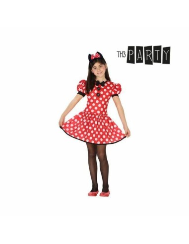 Déguisement pour Enfants Minnie Mouse 26947 Rouge Fantaisie 5-6 Ans (2 Pièces)