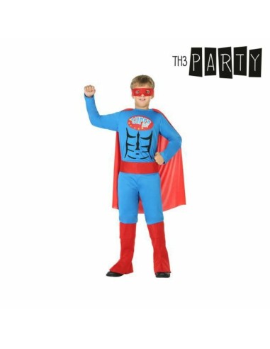 Costume for Children Th3 Party Multicolour Superhero (4 Pieces)