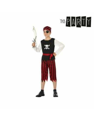 Costume for Children Th3 Party Multicolour Pirates (4 Pieces)