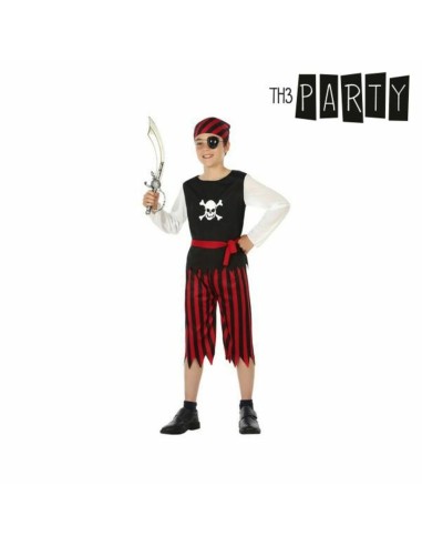 Costume per Bambini Th3 Party Multicolore Pirati (4 Pezzi)