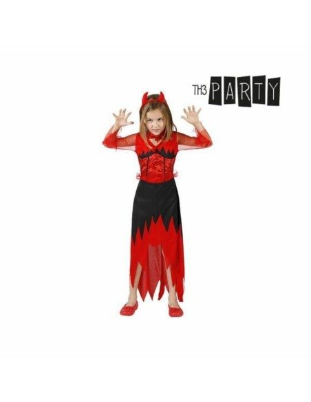 Costume per Bambini Th3 Party Multicolore Demonio (3 Pezzi)