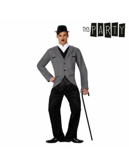 Costume for Adults Th3 Party Black (2 Pieces)