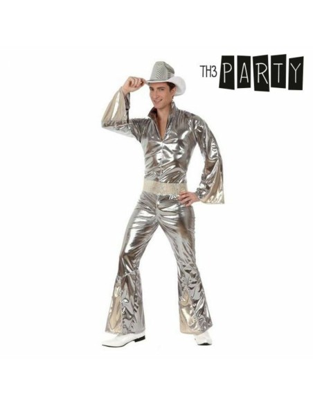 Costume for Adults Th3 Party Silver (2 Pieces)