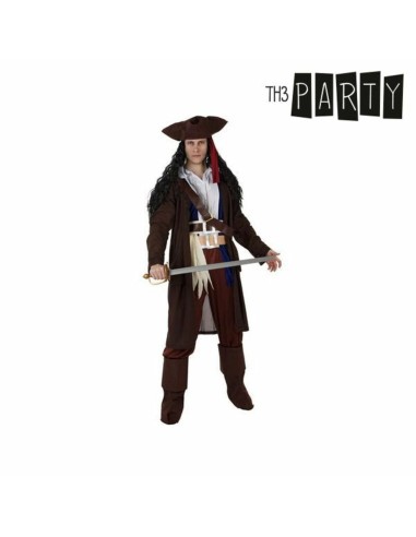 Costume for Adults Th3 Party Brown Pirates (6 Pieces)