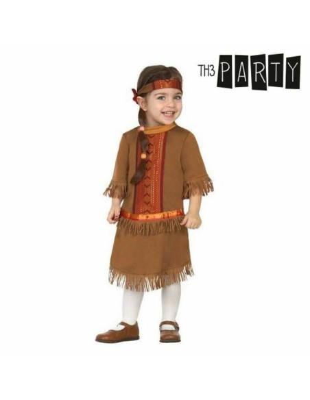 Costume for Babies Th3 Party Brown American Indian (3 Pieces)