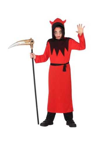 Costume per Bambini Th3 Party 3316 Rosso Demonio (2 Pezzi)