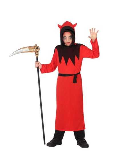 Costume per Bambini Th3 Party 3316 Rosso Demonio (2 Pezzi)