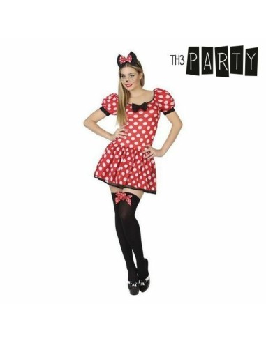 Costume per Adulti Th3 Party Rosso Fantasia (2 Pezzi)