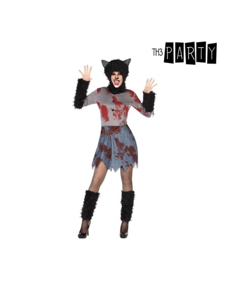 Costume for Adults (3 pcs) Red Wolf