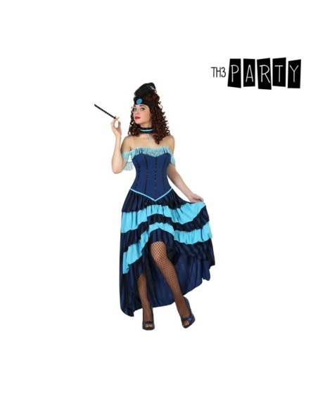 Costume for Adults Blue (2 pcs) Cabaret Dancer