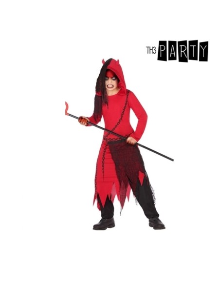 Costume for Children Male Demon Red Black 4 pcs