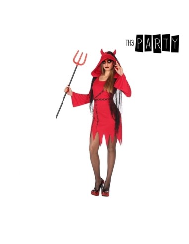 Costume for Adults Red Male Demon (1 Piece)