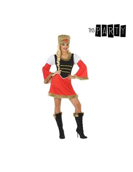 Costume for Adults Red (2 pcs) Russian Woman