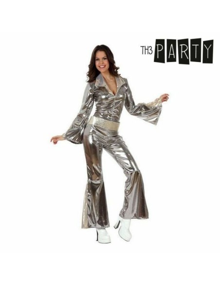 Costume for Adults Th3 Party Silver (2 Pieces)