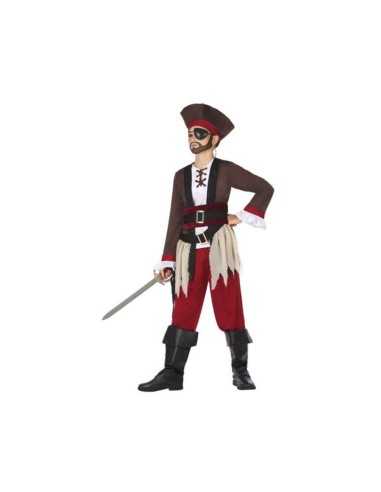 Costume per Bambini Multicolore Pirati (4 Pezzi)