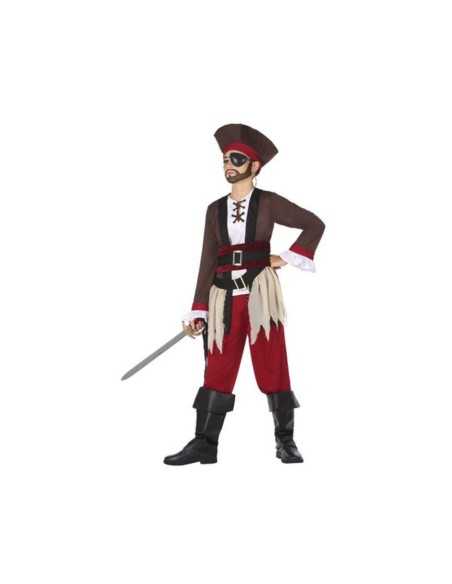 Costume per Bambini Multicolore Pirati (4 Pezzi)