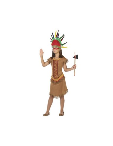 Costume for Children Brown American Indian (1 Piece)