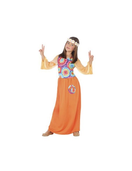 Costume per Bambini Hippie Arancio (1 Pc)