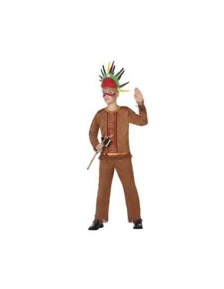 Costume for Children Brown American Indian (2 Pieces)