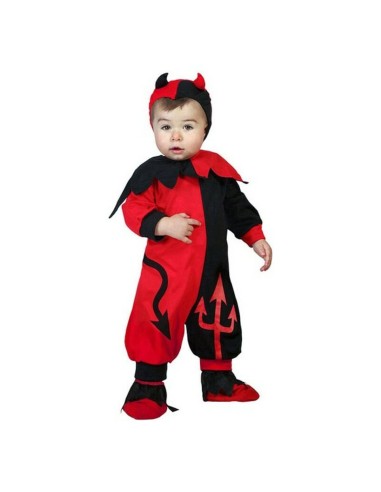 Costume per Neonati Rosso Demonio 24 Mesi