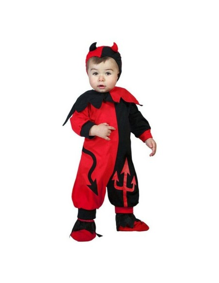 Costume per Neonati Rosso Demonio 24 Mesi