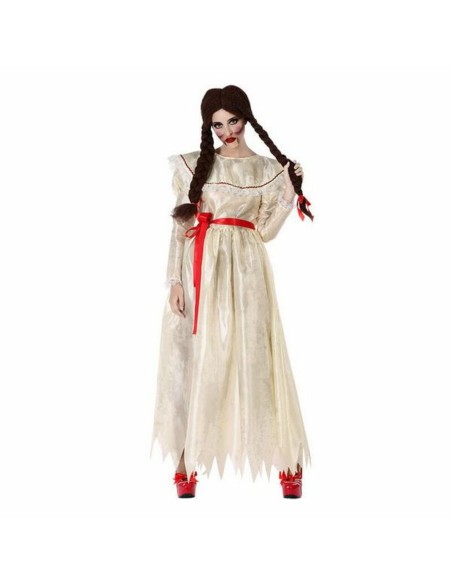 Costume for Adults Possessed girl White (1 Pcs)