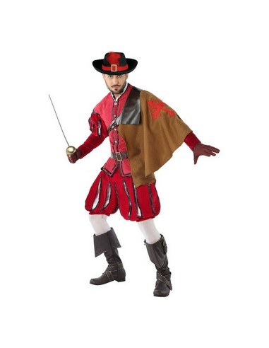 Verkleidung für Erwachsene 113817 Rot (3 pcs) Musketier